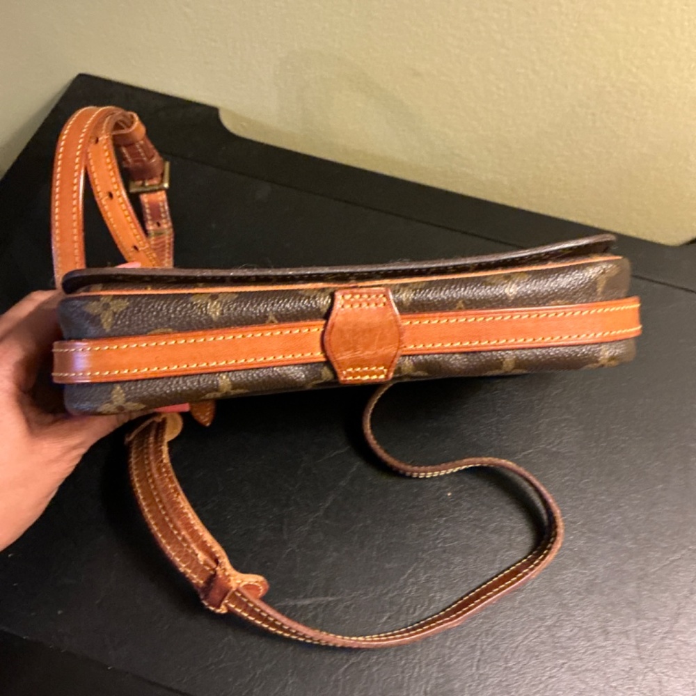 Louis Vuitton Monogram Crossbody Bag in Brown and Tan - Picture 8 of 11